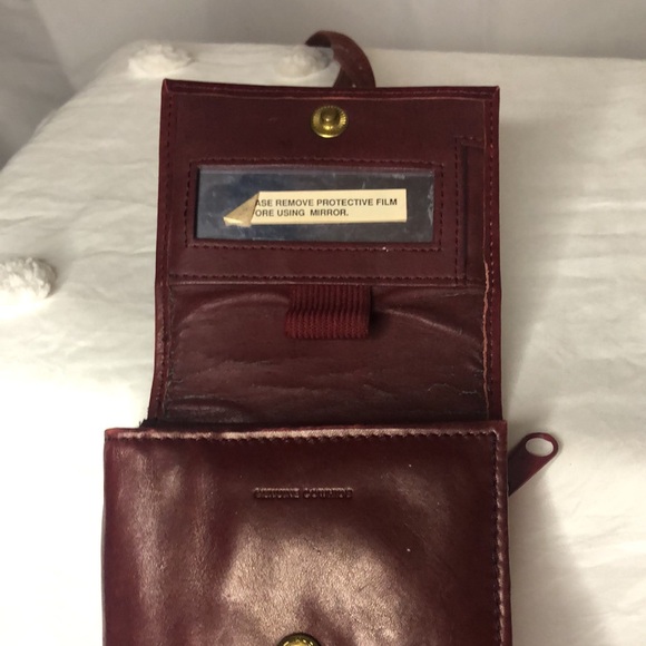 ROLF’S genuine red/burgundy  cowhide crossbody. - Picture 7 of 13